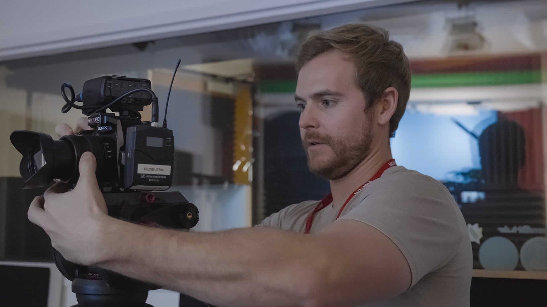 Ben Childs on set